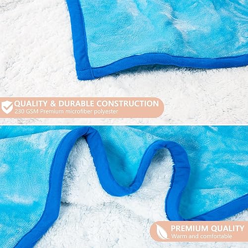 Miniatura 4 de Axolotl - Manta con capucha para adultos, súper suave, cálida y acogedora manta de franela de vellón y sherpa con capucha - Regalos de ajolote para