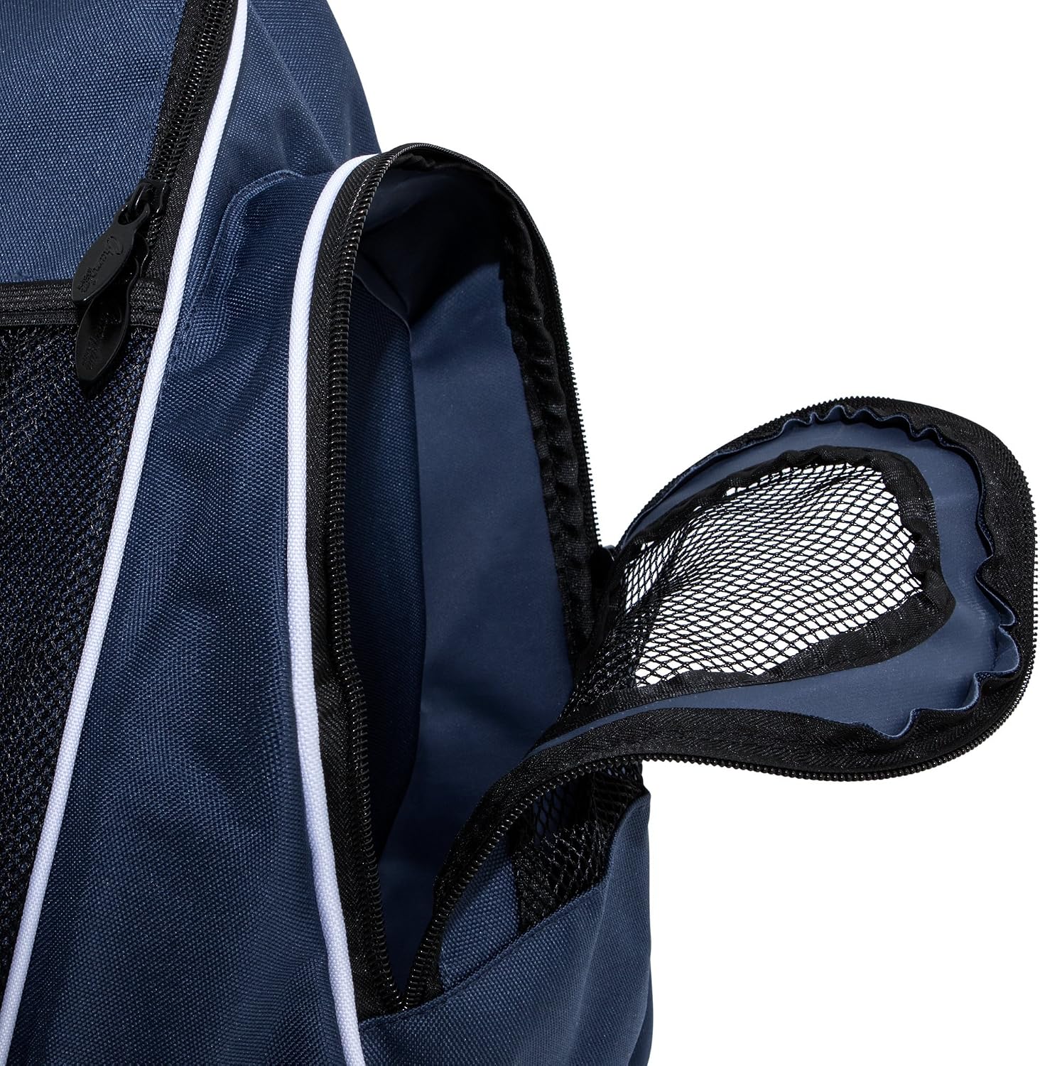 Champion Sports 600 Denier® Deluxe Top Loading All Purpose Backpack with Inner & Outer Pockets - Adjustable Straps & Carry Handle - 19"Lx18"Wx10"H - Navy