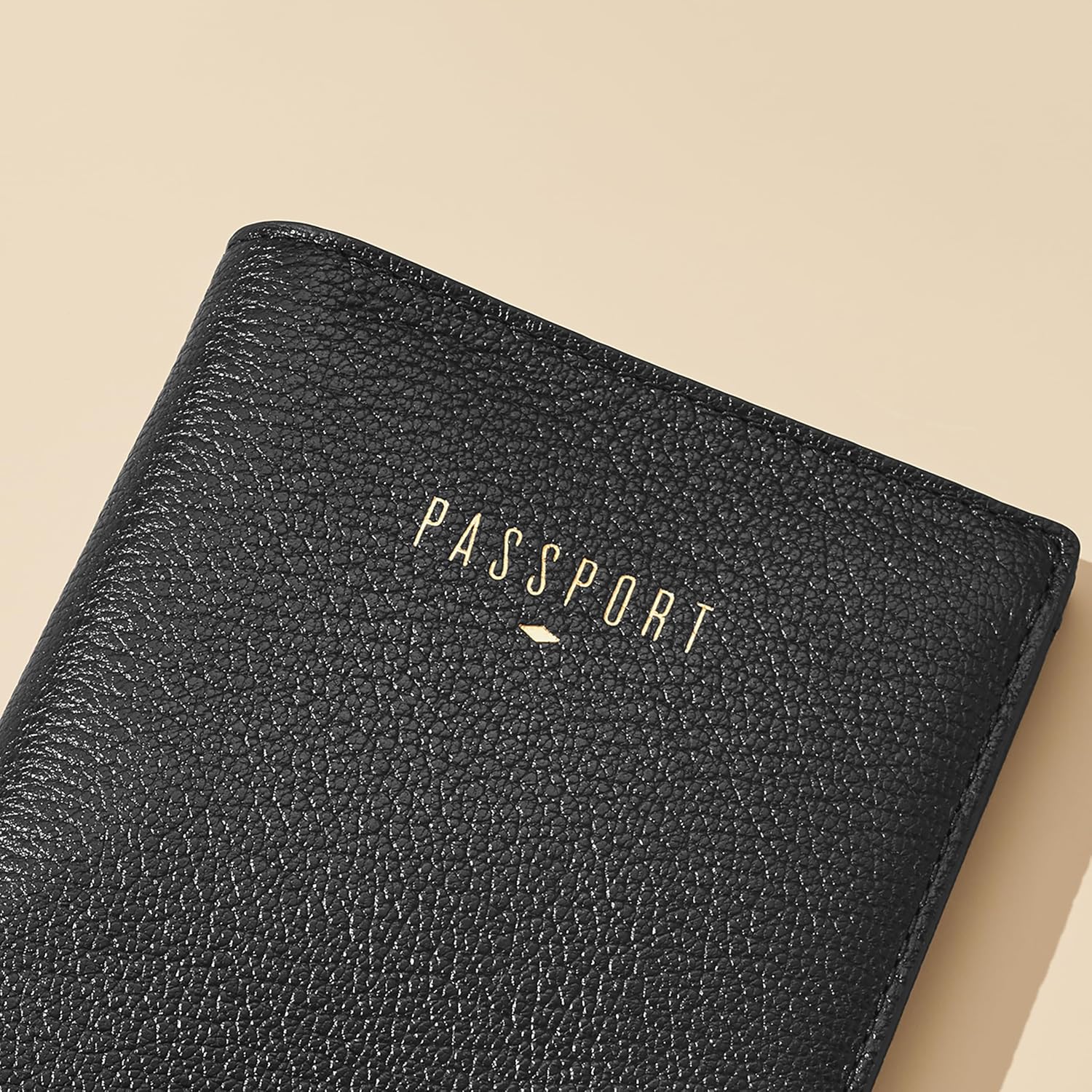 Fossil Women's Passport Leather Wallet RFID Blocking Travel Passport Holder Case