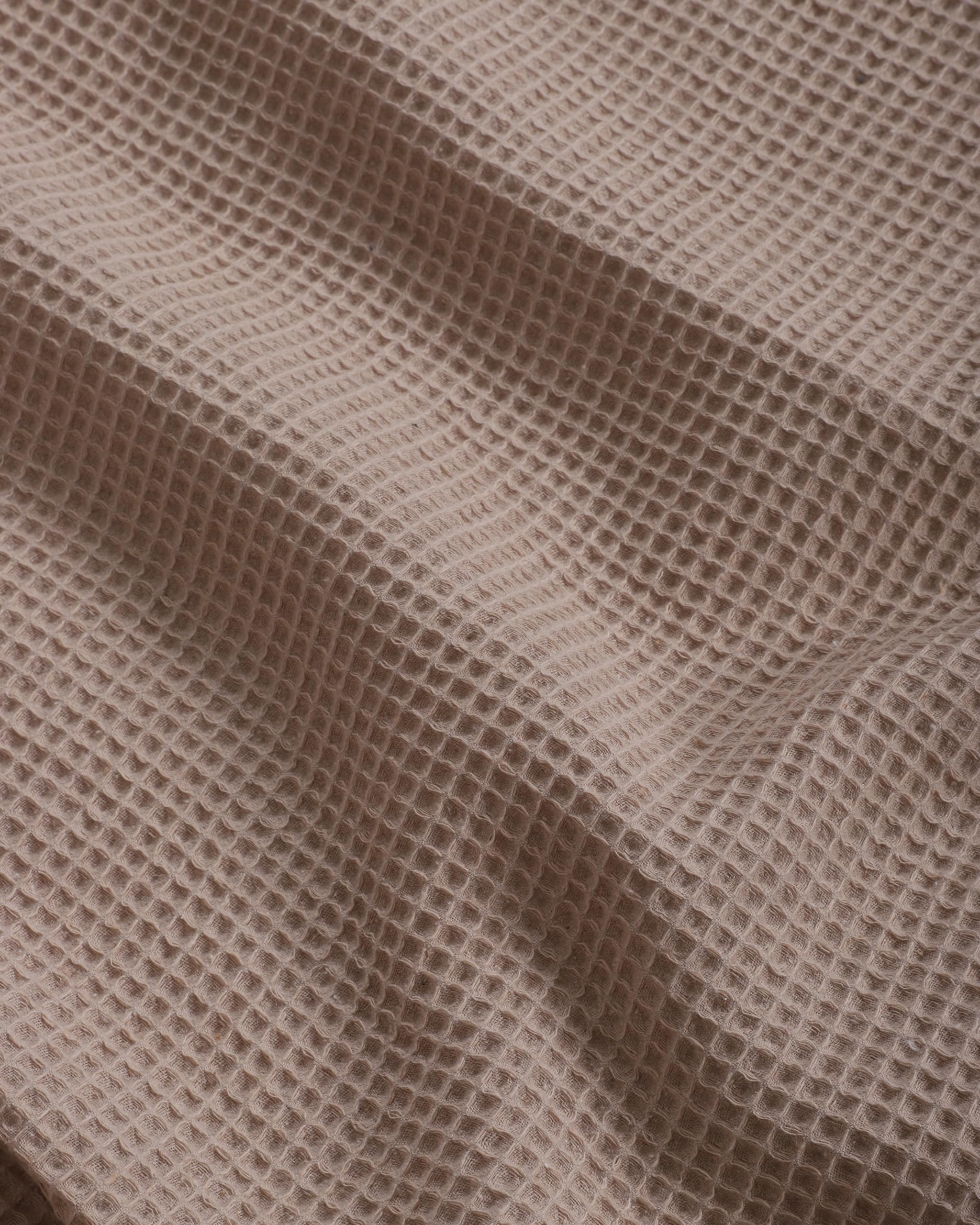 nottoc Narzuta na łóżko, kanapę, dwustronna, 100% bawełna, kolor beżowy, 220 x 240 cm