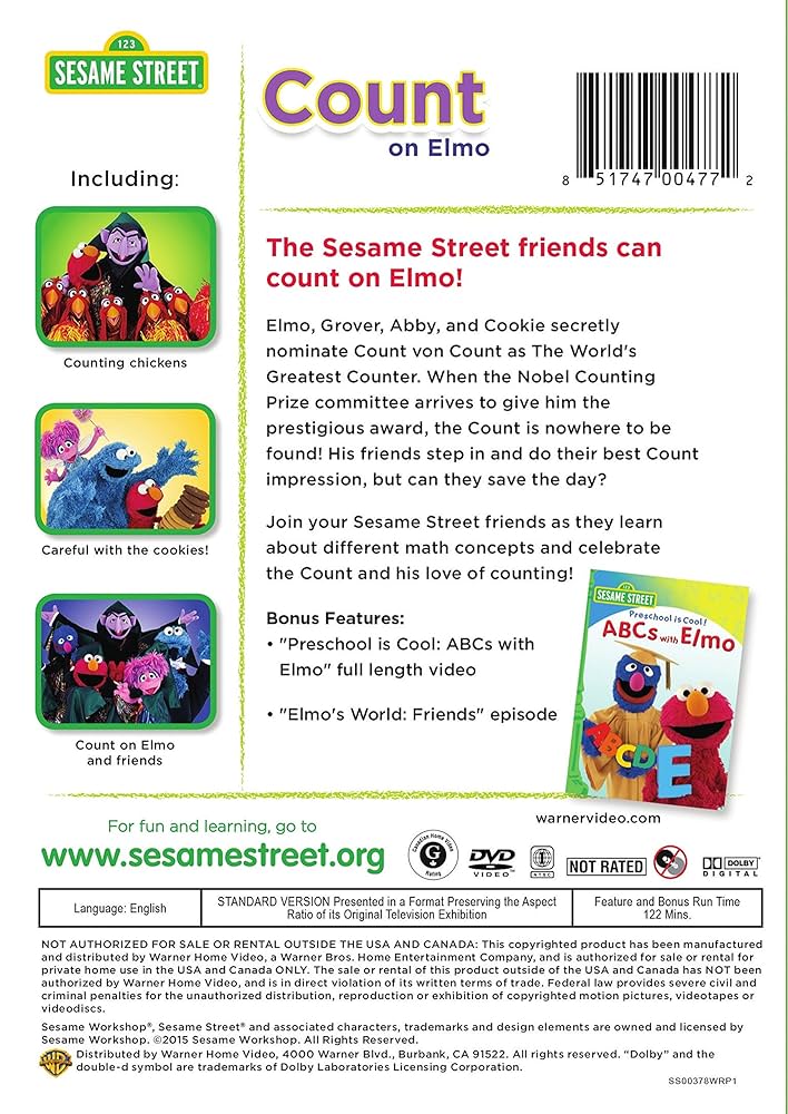 Sesame Street: Count on Elmo: Amazon.it: Film e TV