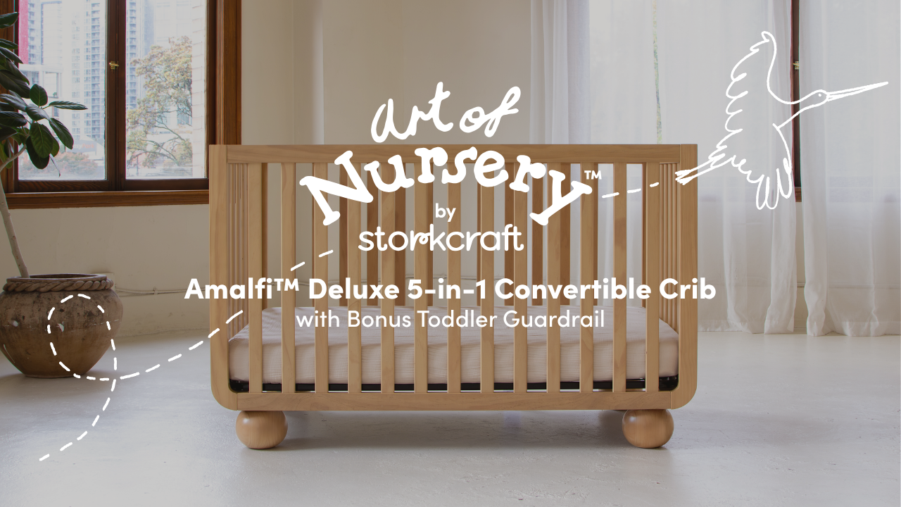 Amazon.com: Storkcraft Amalfi 5-in-1 Convertible Crib with Toddler
