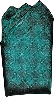 Jade Squares Silk Handkerchief - Full-Sized 16