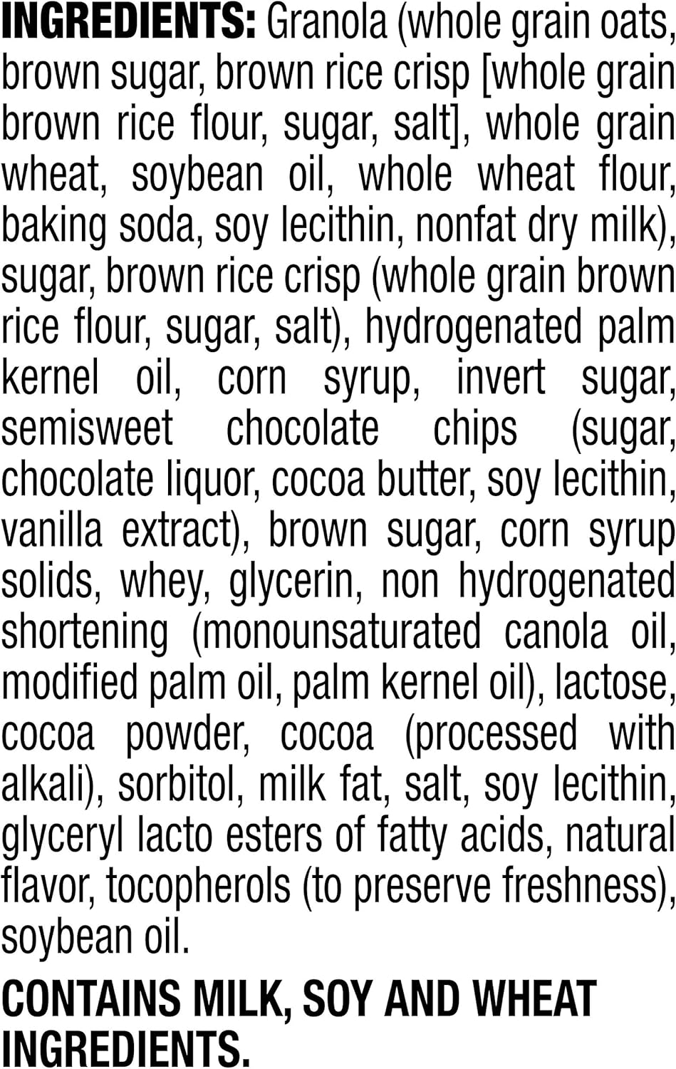 Chewy Dipps Granola Bars Chocolate Chip,14 Ct