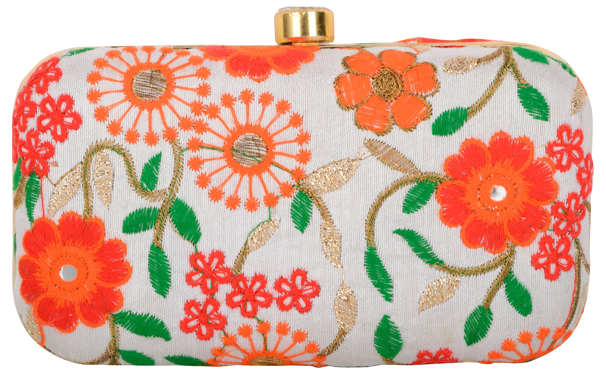Tooba Womens Clutch (White) (B07DNVHS98) Amazon Price History, Amazon Price Tracker