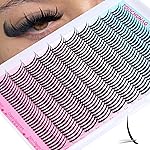 Lash Spikes 320pcs Spiky Lash Clusters 13-21mm D Curve Volume Spiky Cluster Eyelash Extensions Fairy Spike Eyelash Clusters for DIY Professional Individual Lash Extension by TOOCHUNAG