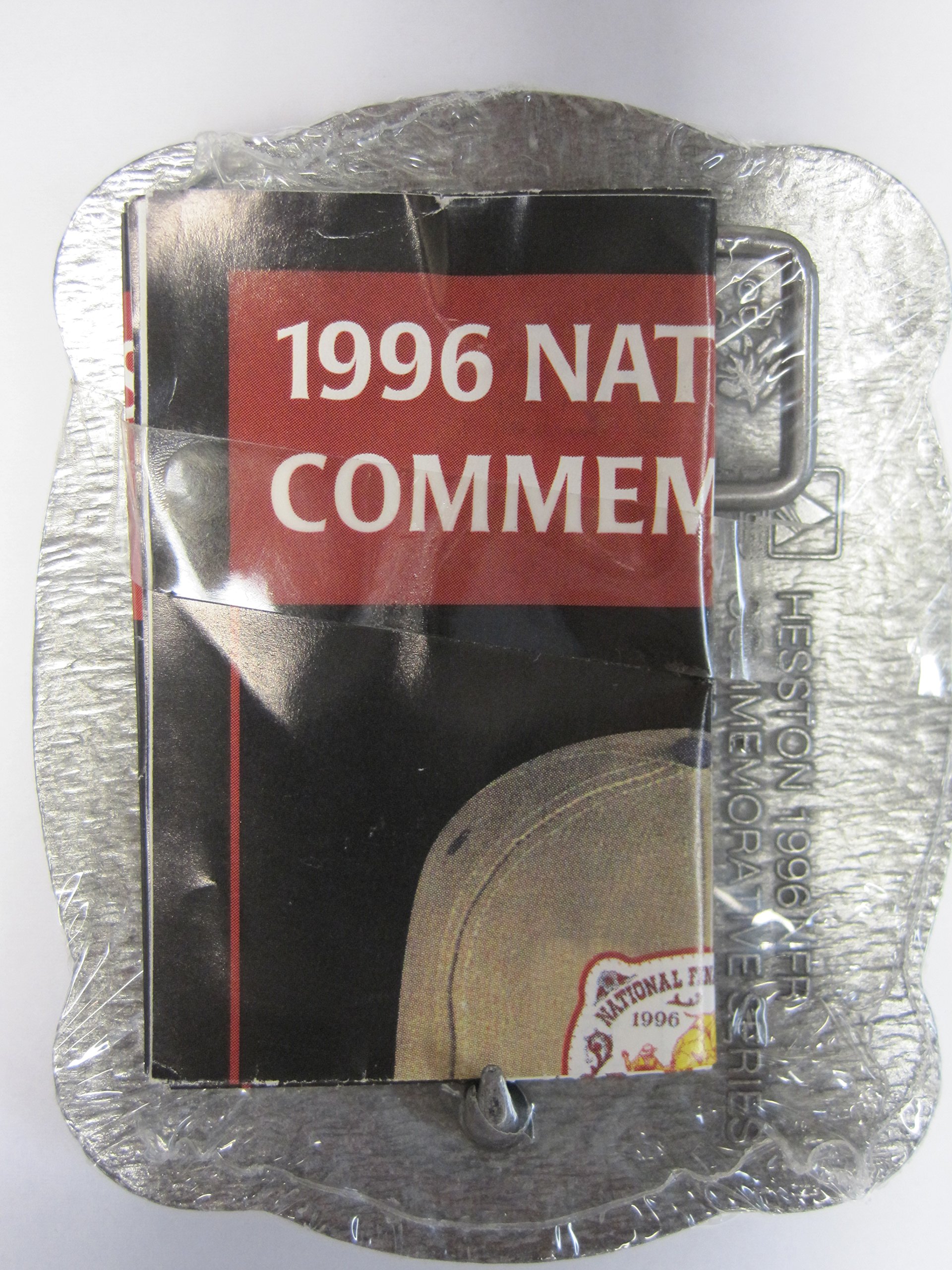 Hesston 1996 National Finals Rodeo Adult Belt Buckle New in Original Shrinkwrap NFR AGCO