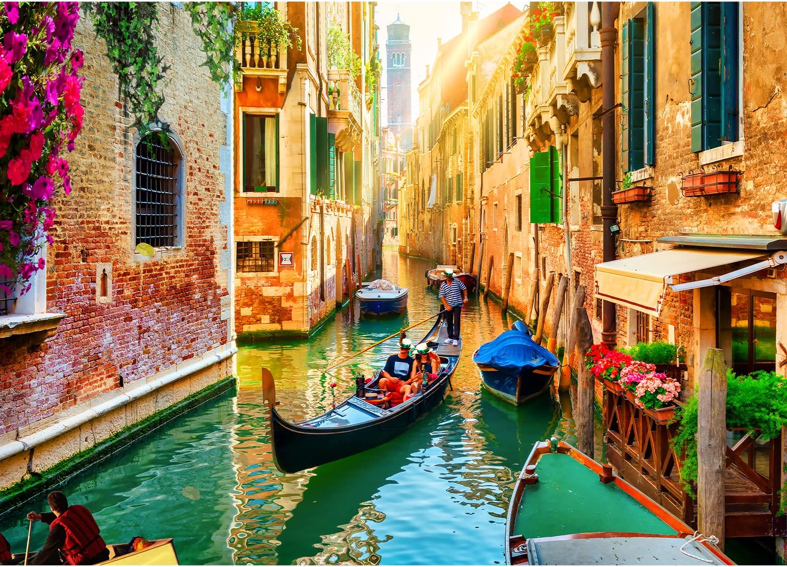 Jigsaw Puzzles for Adults 1000 Piece Jigsaw Puzzles for Adult,JigsawPuzzle 1000 Pieces for Adults Challenging Puzzle Games๏ผBeautiful scenery of Venice canals๏ผ