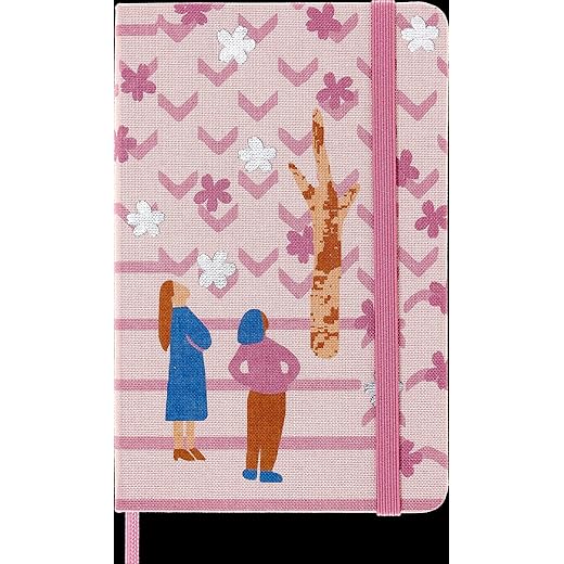 Moleskine Ltd Ed Sakura Pocket Ruled Har