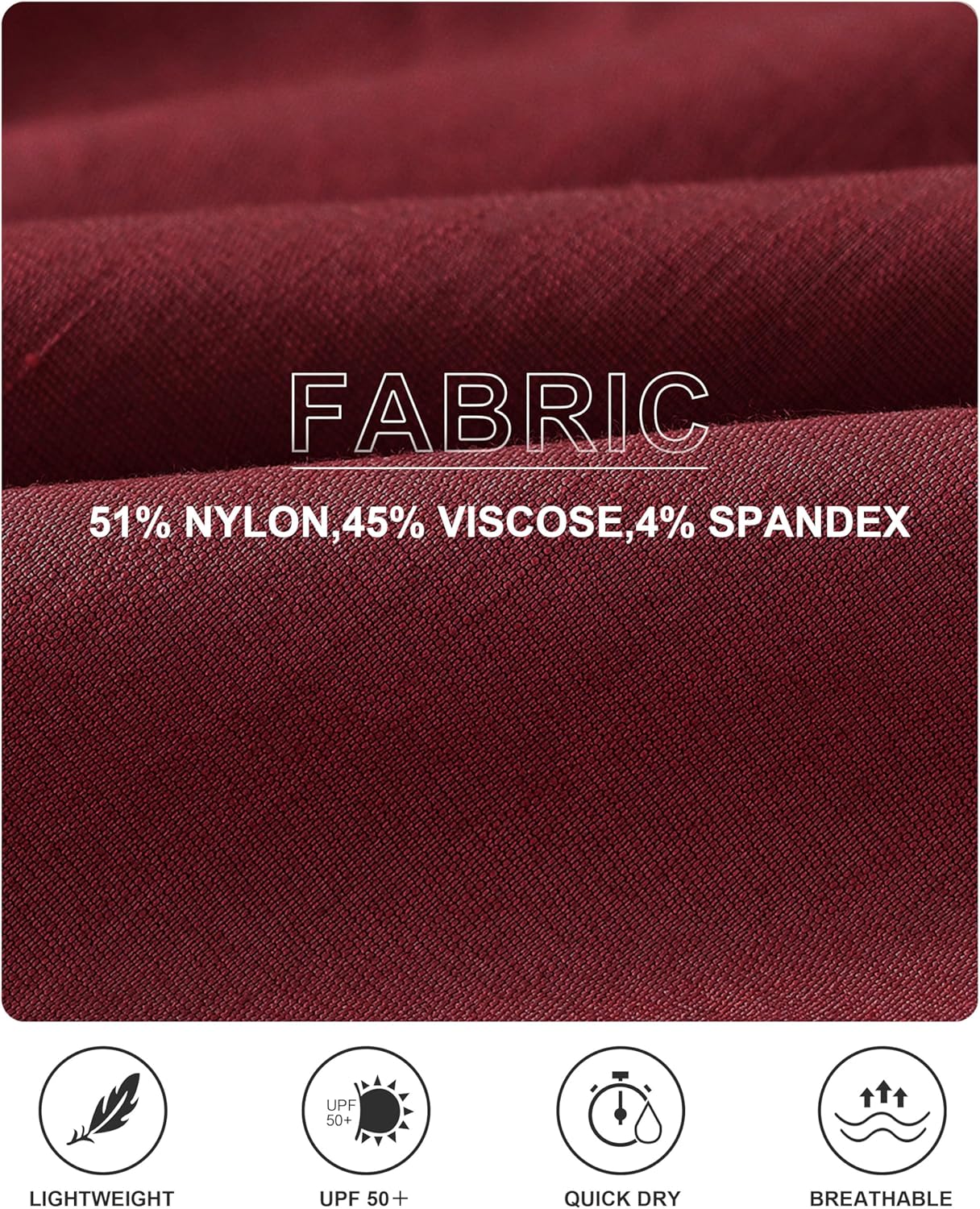 MoFiz Women's Cargo Capris Pants Loose Fit Casual Hiking Pants Lightweight Quick Dry Travel Summer Pants for Women - Image 5