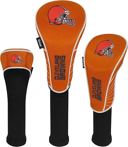 Juego de tres fundas para palos de golf de la NFL