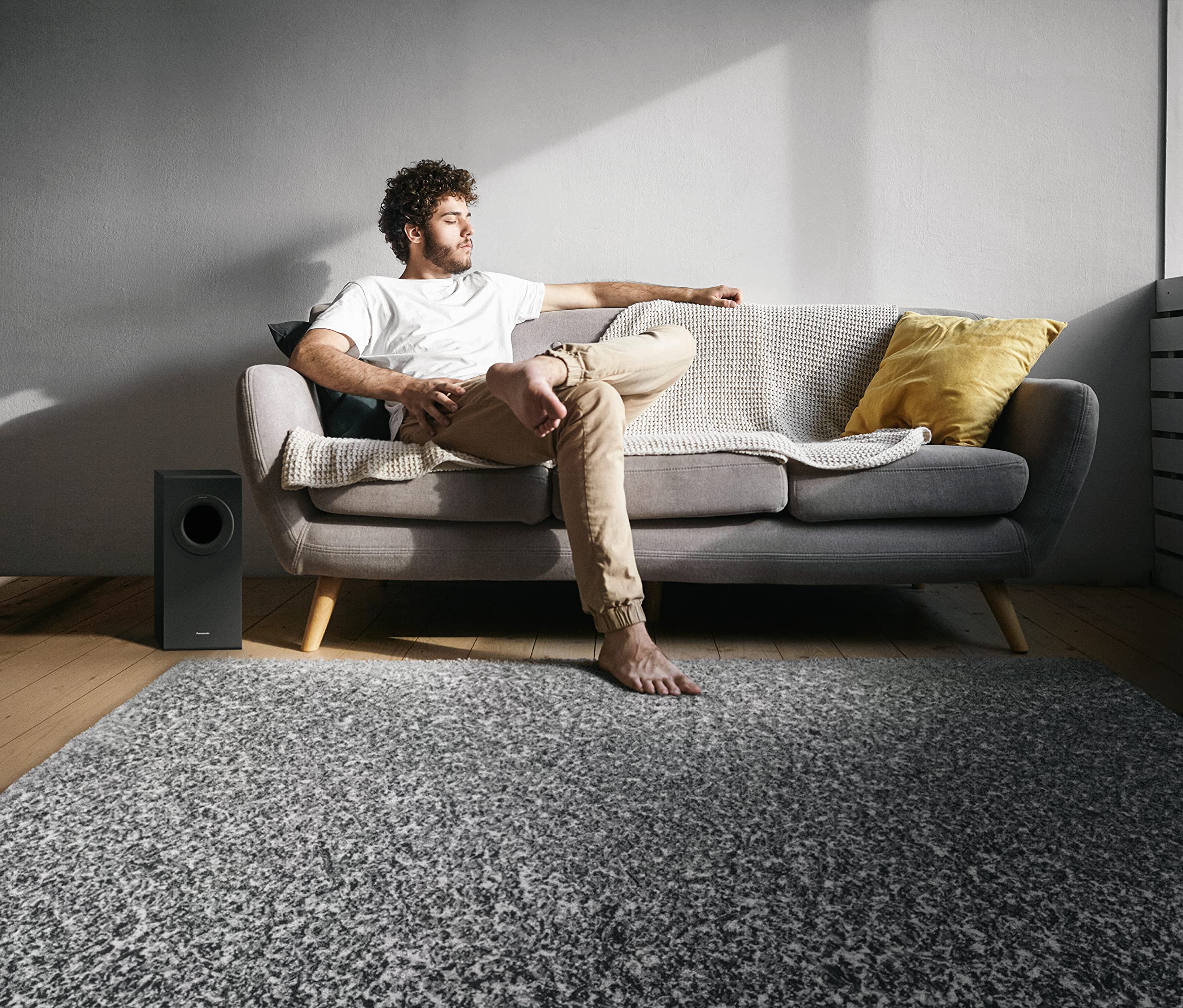 Panasonic SC-HTB490 Soundbar 320W, Surround 2.1, Bluetooth, Subwoofer Wireless, Hdmi ARC, Montaggio a Parete, Telecomando, Modalità Audio Dedicate, Nero