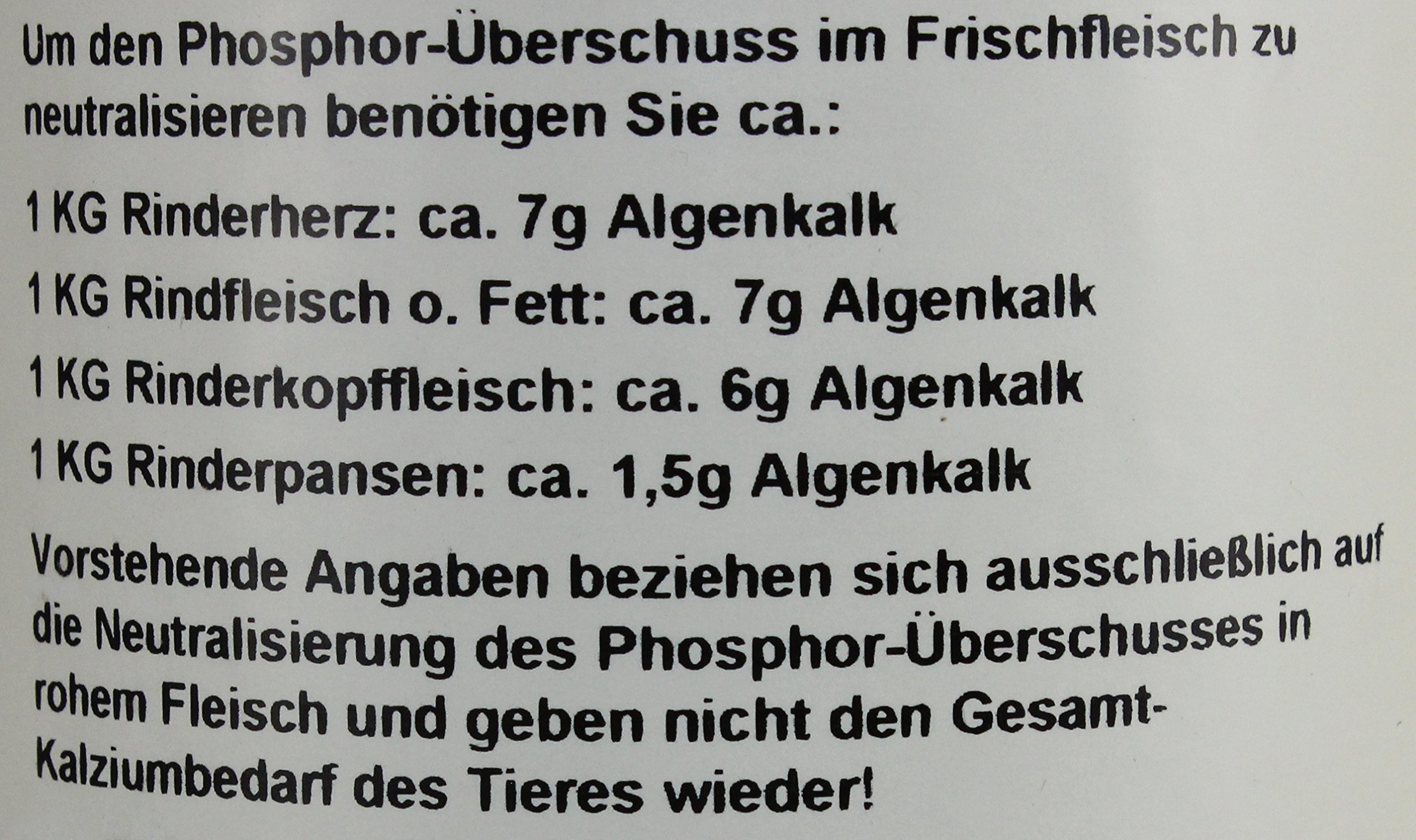 Lunderland Algenkalk | 700 g | Einzelfuttermittel für Hunde & Katzen | 100% Meeresalge