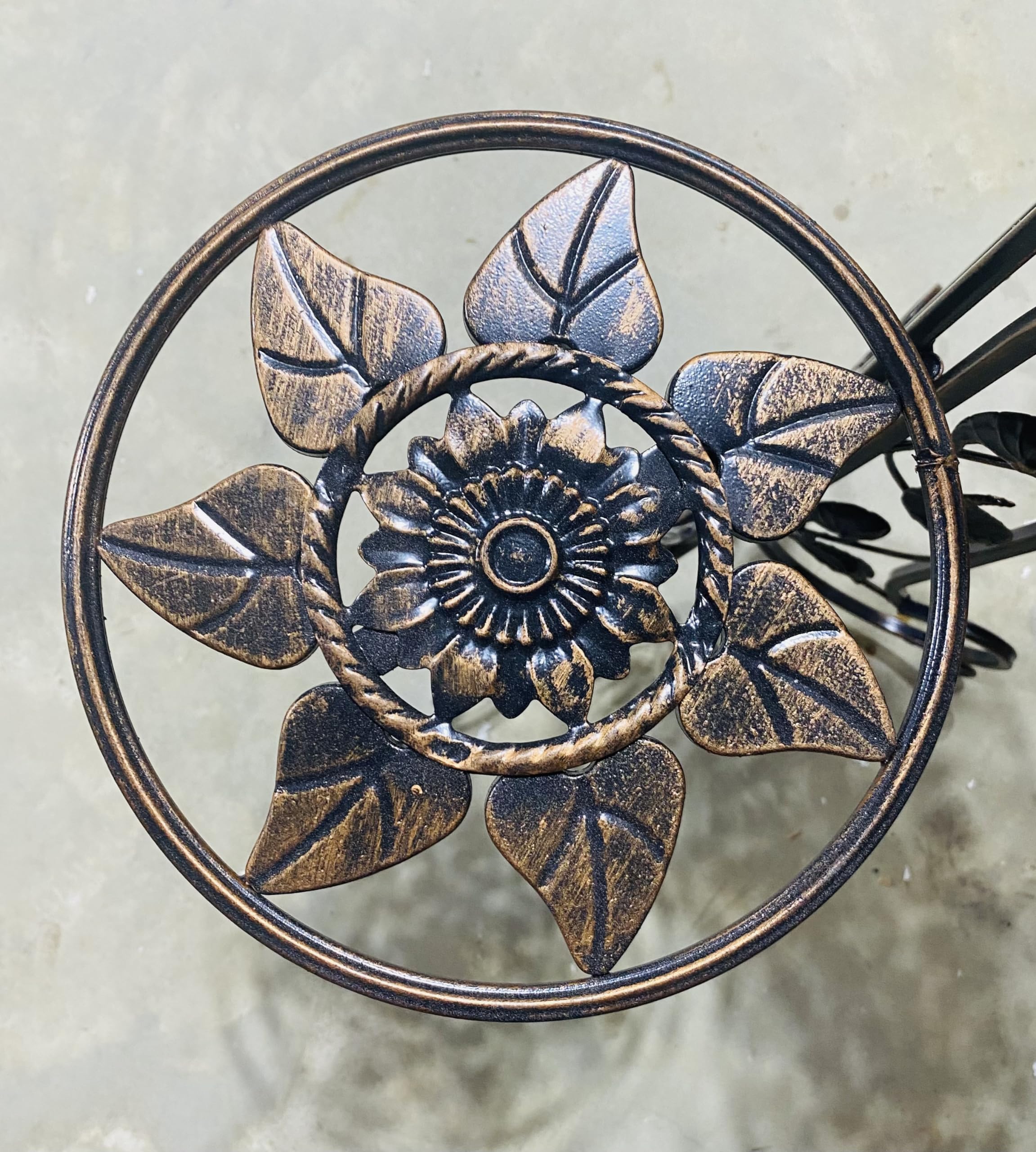 Amazon.com: hadaaya Classic Antique Bronze Finish 3 Level Folding