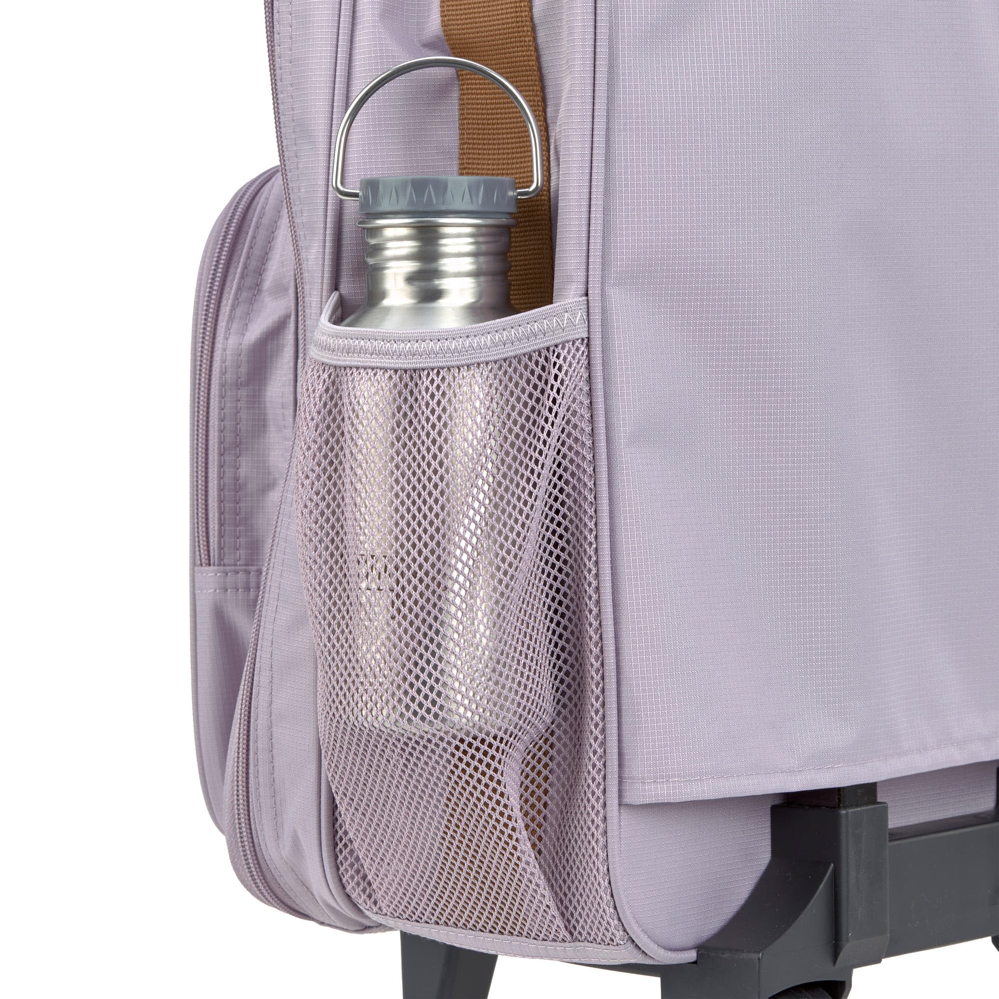 LÄSSIG Kinderkoffer Trolley Reisekoffer mit Teleskopstange und Rollen für Kinder Handgepäck/Trolley Lilac