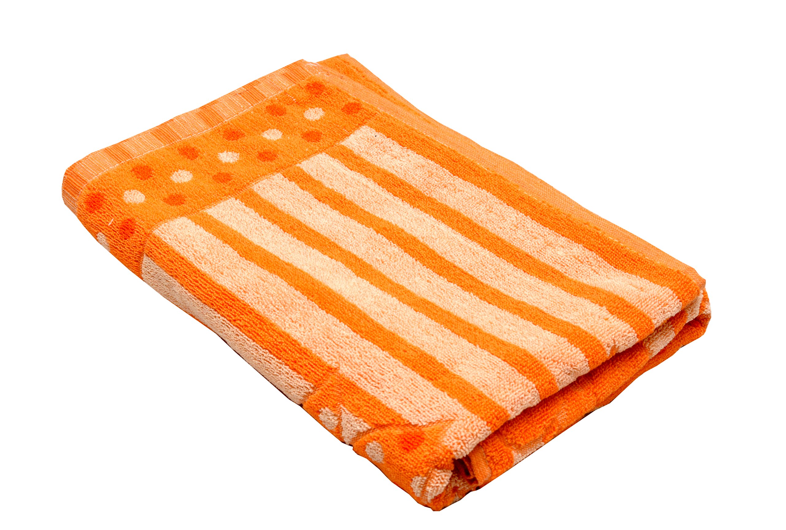 Somanath Texo Cotton Selco Bath Towel Orange GSM 390