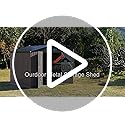 AECOJOY 8' x 6' Metal Storage Shed for Outdoor, Steel Backyard 6x8 Sheds & Outdoor Storage with Lockable Doors, Utility and Tool Storage for Garden, Backyard, Patio, Outside use