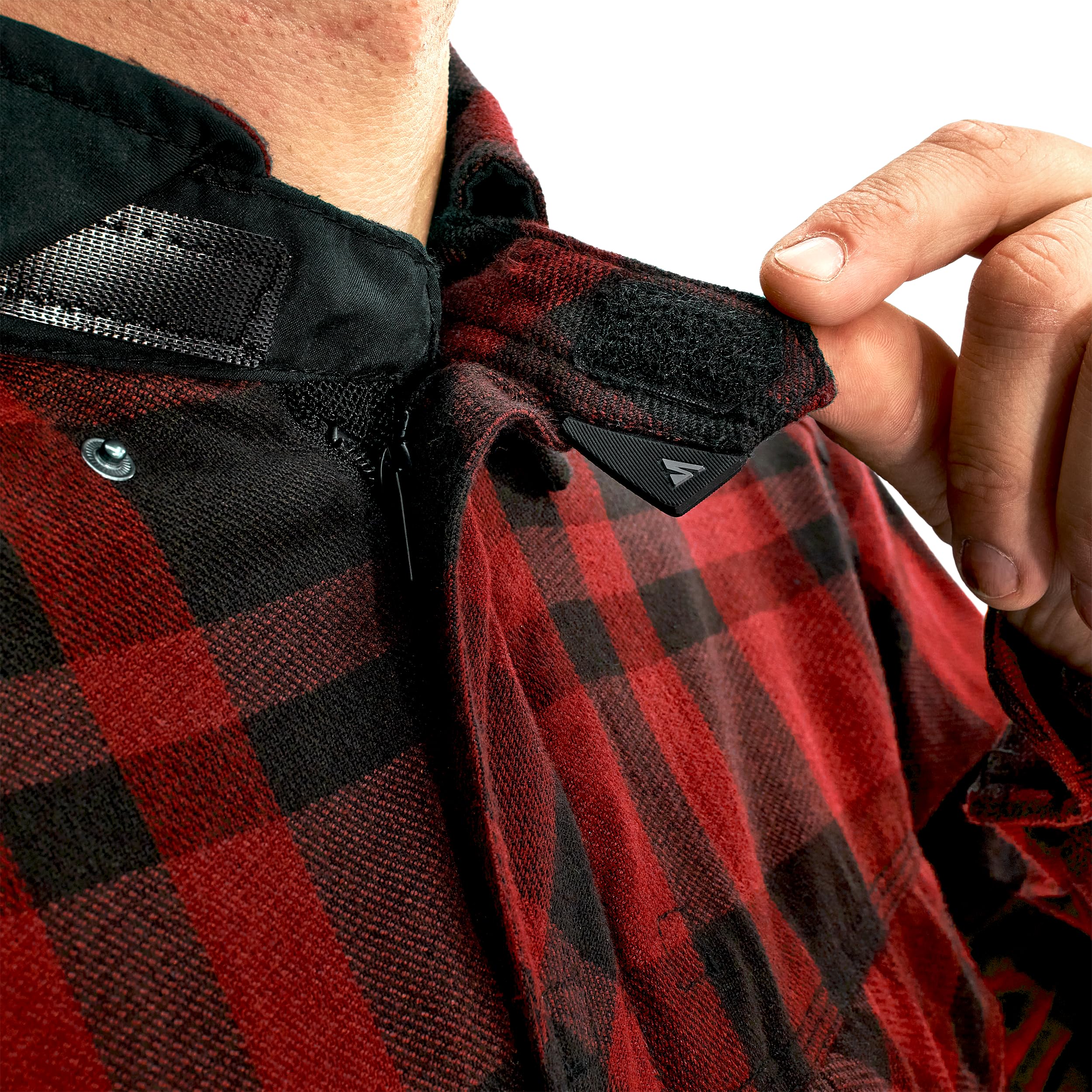 SHIMA RENEGADE 2 Camisa Moto Chaqueta Hombre Algodóncon FiberQL Aramida Protector