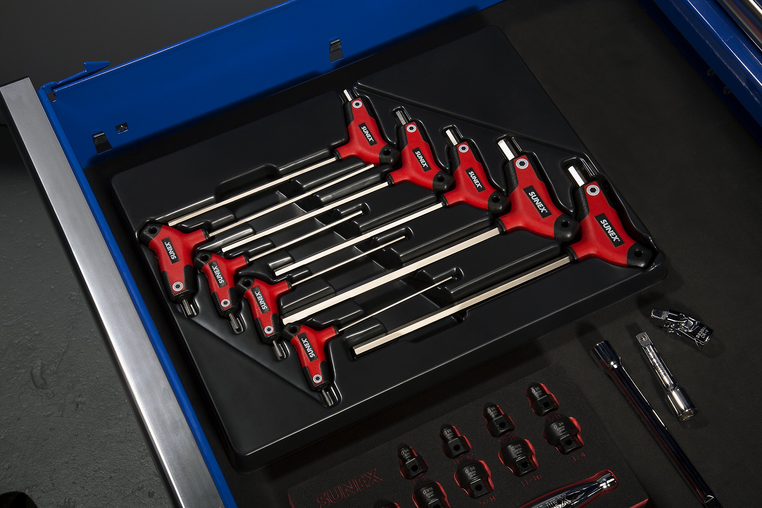 Sunex 9859 T-Handle - SAE - Hex Key Set (9 Piece) - Amazon.com