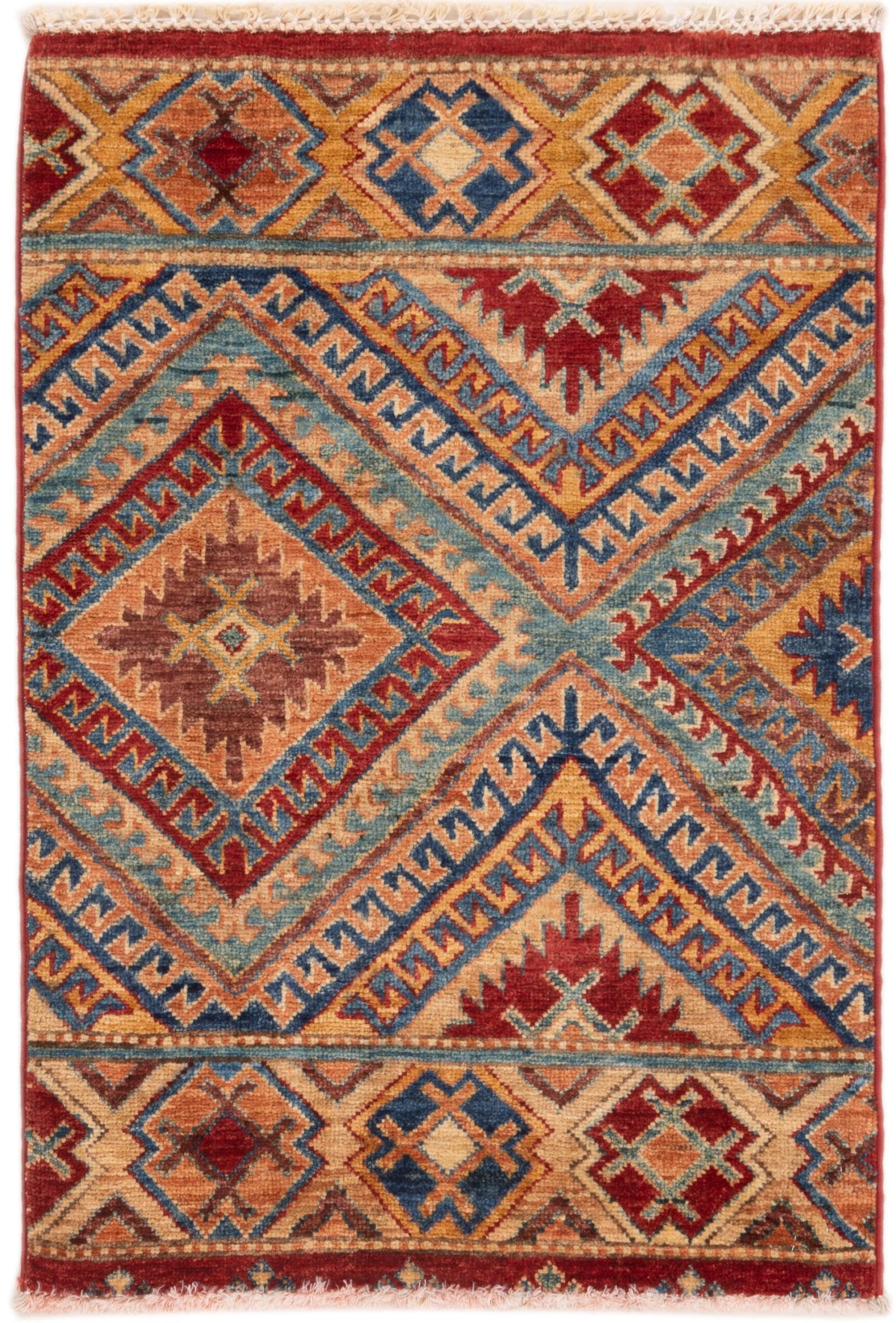Tapis d'Orient moderne Arijana Spectrum tapis laine Pakistan noué main 61x85 cm