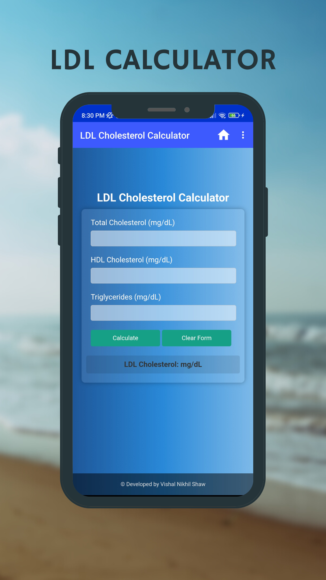 LDL Cholesterol Calculator - App on Amazon Appstore