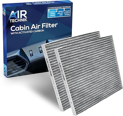 Miniatura 61 de AirTechnik Filtro de aire de cabina CF11670 con carbón activado Compatible con Ford Ecosport 2018-2022, Fiesta 2011-2019 - BE8Z-19N619-A