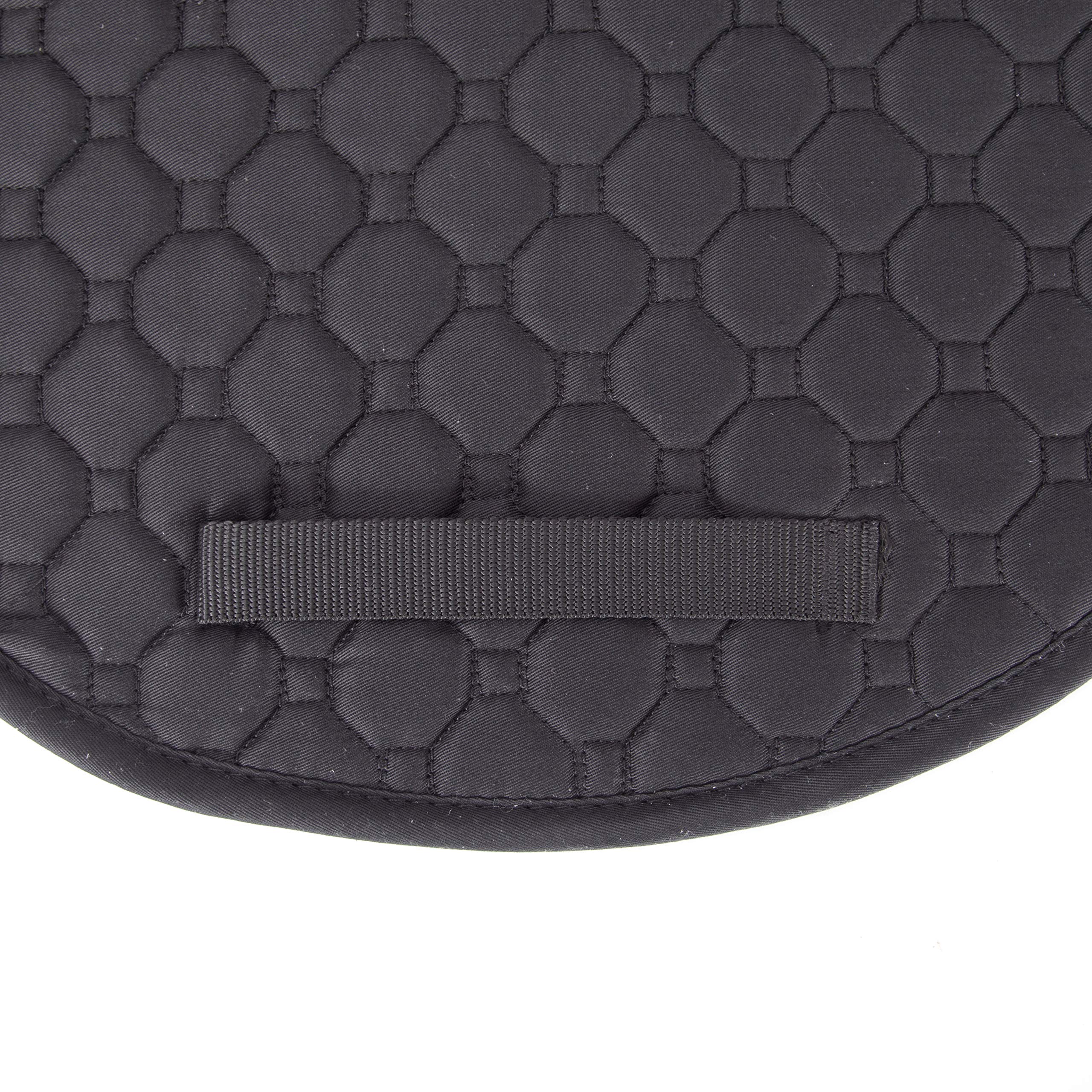 Lamb Skin GP/Jumping Half Lined Numnah - Lammfell Schabracke Schwarz (VSS)