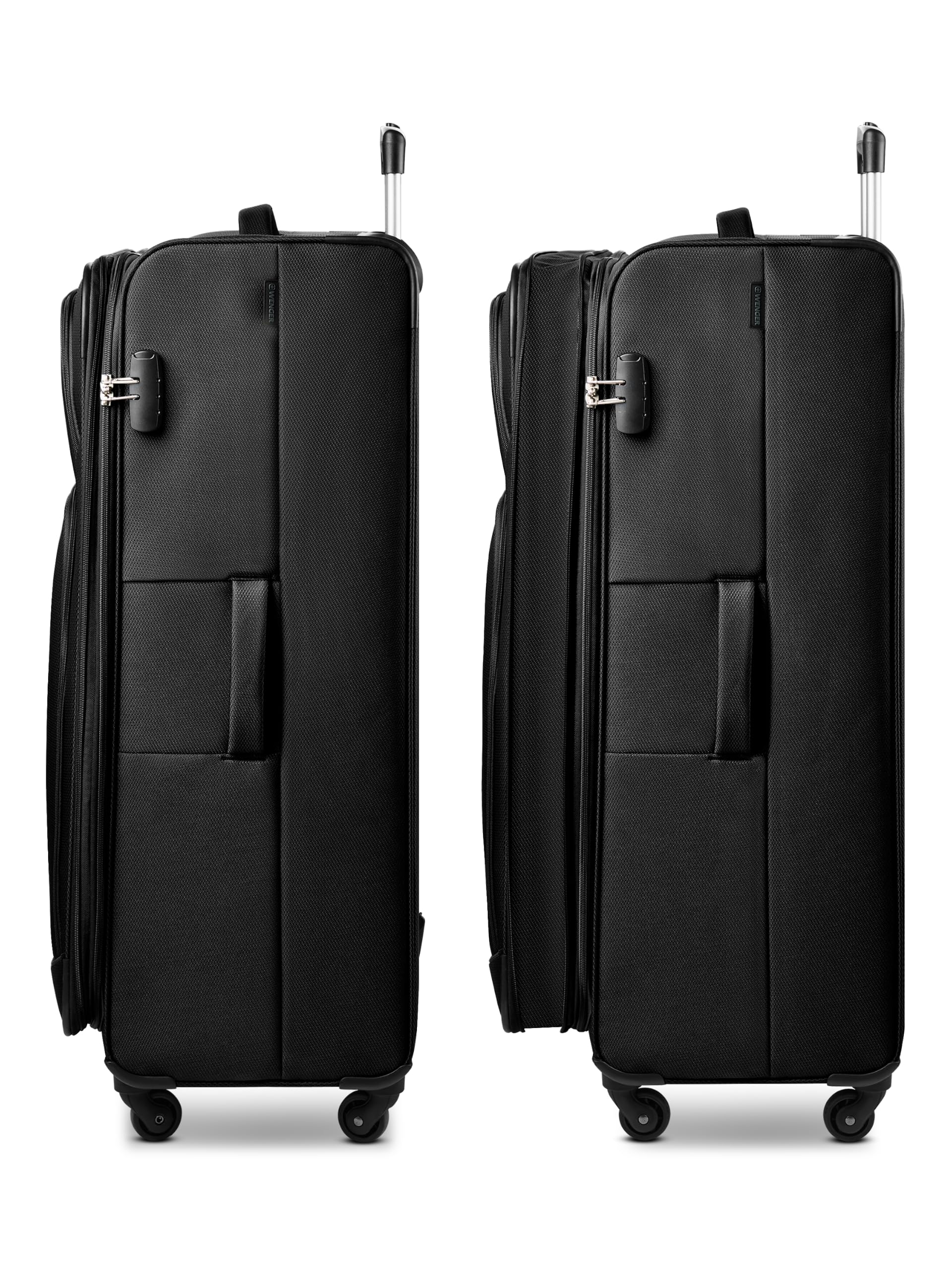 WENGER Check-in Koffer für Damen und Herren | großer XL Trolley 54 x 37 x 87 cm aus hochwertigem Polyester 600D Material | Erweiterbar & Fronttasche| Beaumont Serie