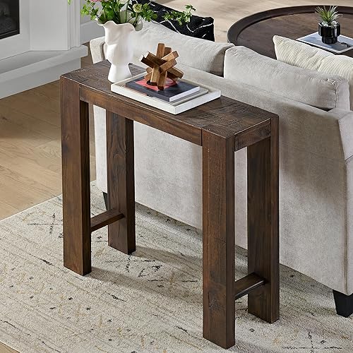 Classic Solid Wood Console Table - 36 Inch Modern Farmhouse