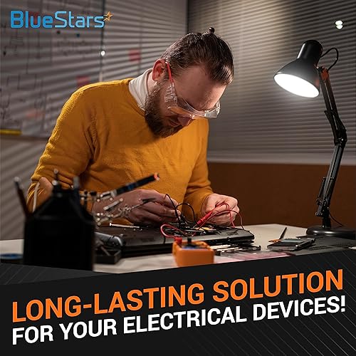 Miniatura 7 de BlueStars Condensador electrolítico de aluminio de 24 valores, 630 piezas, gama de kit de caja surtida 0.1uF-1000uF, 24 valores con 630 piezas 10V