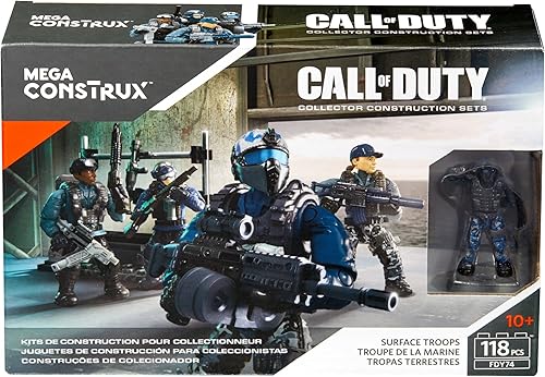 Miniatura 4 de Mega Construx FDY74 - Juego de construcción de tropas de superficie de Call of Duty