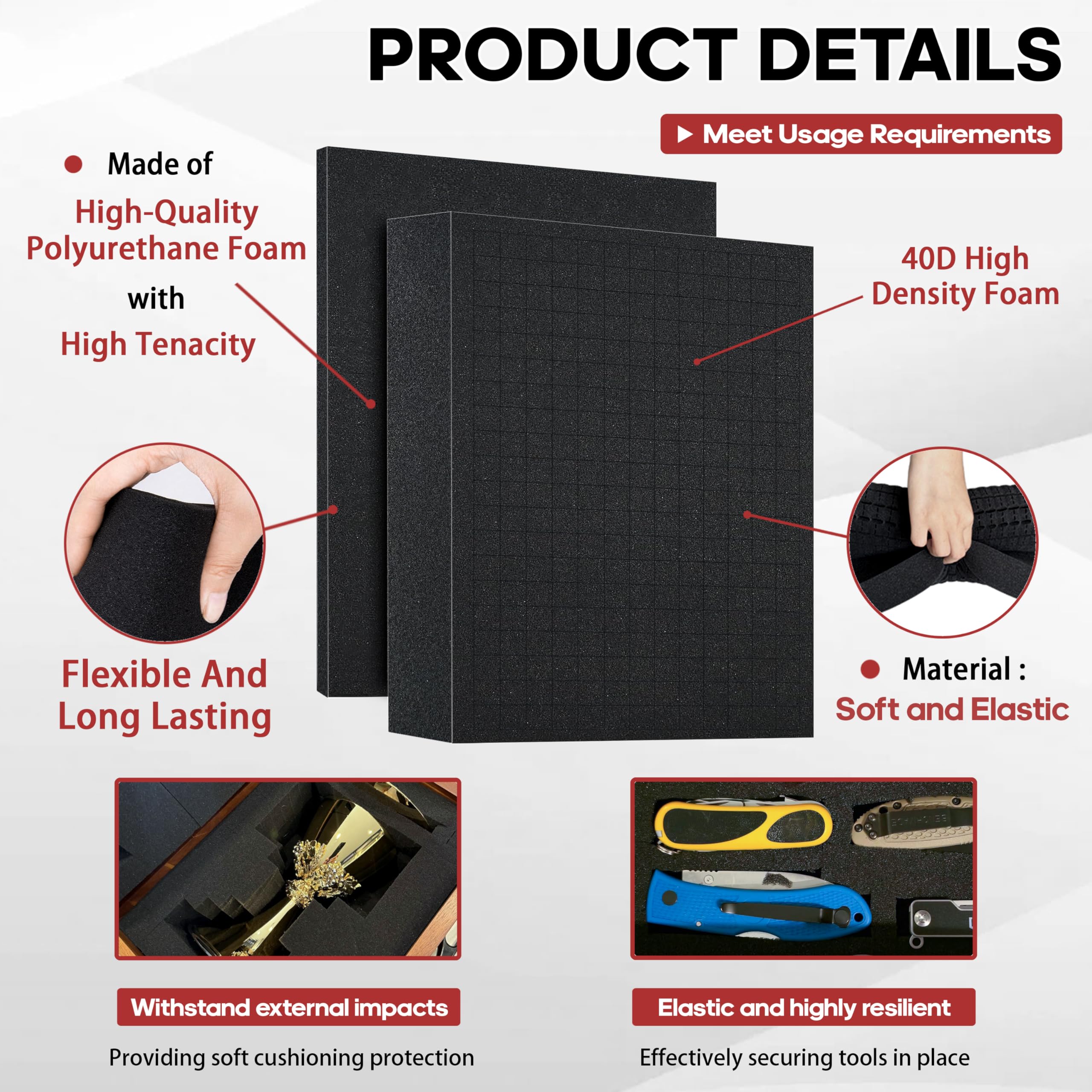 Foam Inserts for Tools & Electronics - YIYITOOLS -2