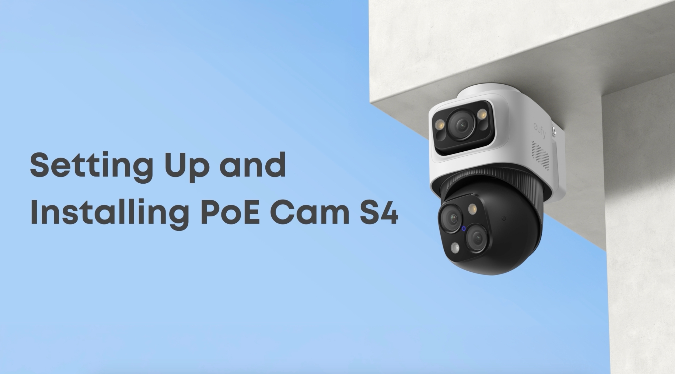 Sistema NVR PoE Eufy S4 – 4 Telecamere Bullet E PTZ, 2TB, Visione Notturna A Colori, Tracking AI, Sorveglianza 24/7