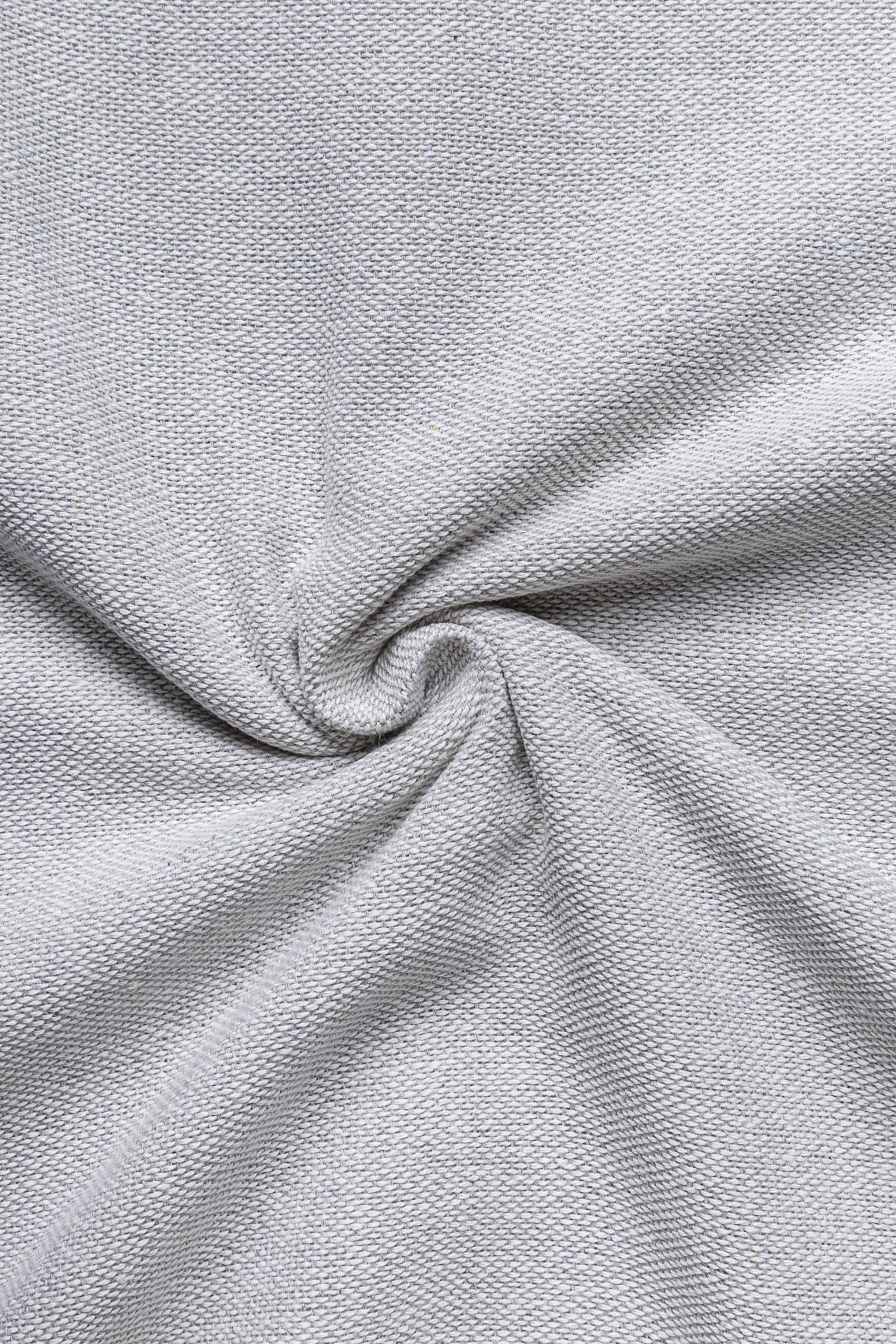 Todocama - Colcha Multiusos Sofa, Manta Foulard, Plaid para Cama, Cubresofa Cubrecama, Jarapas, Fabricado en España, Lisa. (180x260cm, Gris Claro) (Paquete de 2)