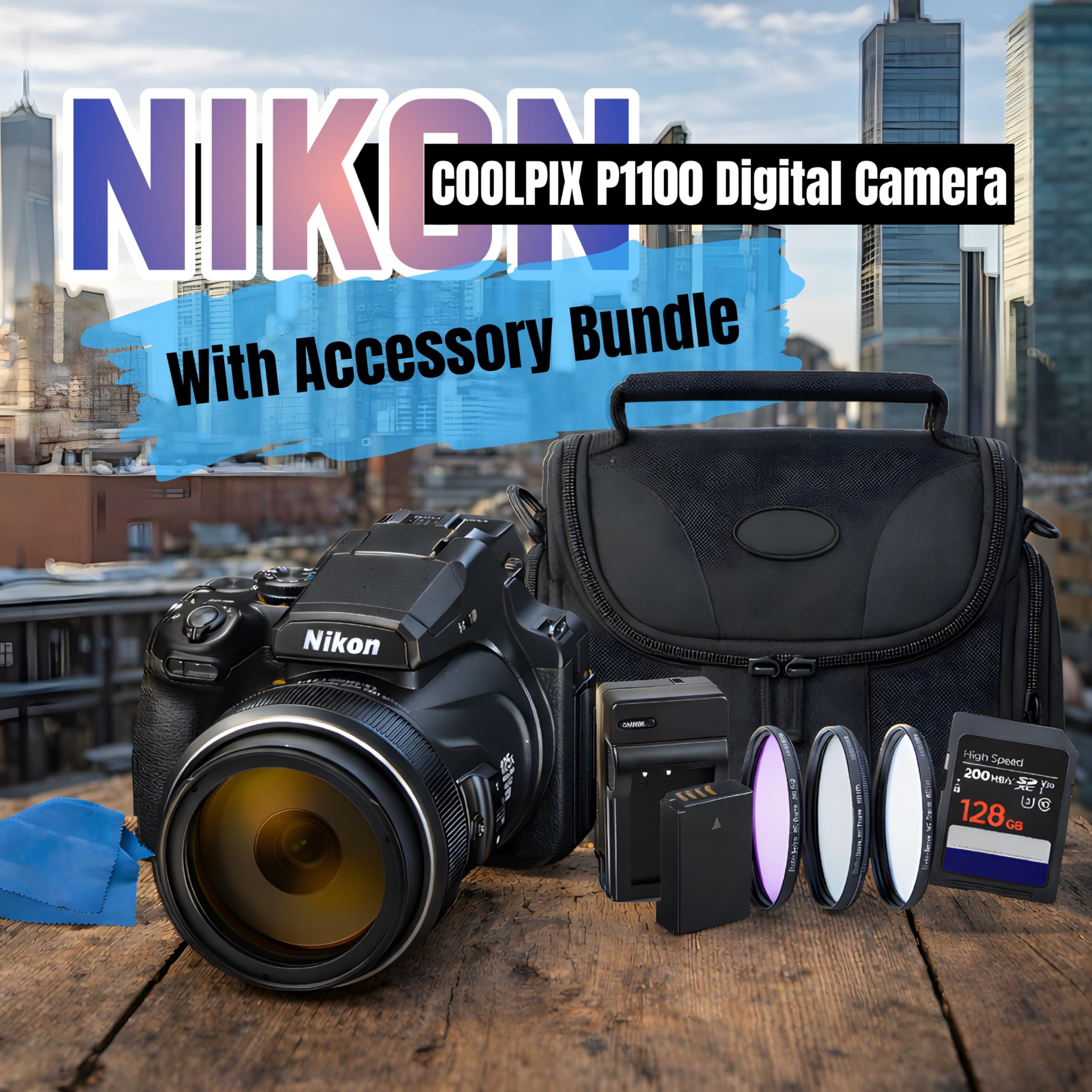Amazon | Nikon COOLPIX P1100 デジタルカメラ26541(ブラック