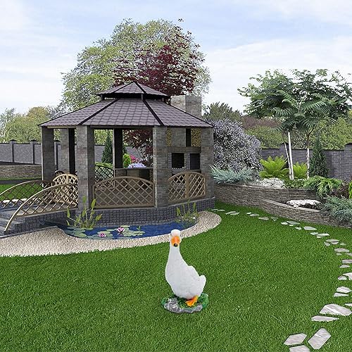 Miniatura 2 de Vaguelly Adorno simulado de jardín de hadas, decoración artificial, estatuas de animales, manualidades para niños, estatuas al aire libre, estatuas