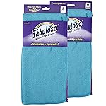 Fabuloso Microfiber Cleaning Cloths, Rainbow - Lint-Free, Scratch-Free Cleaning Cloths for Surfaces and Wood Furniture - Dustless Cloth for Bold and Bright Cleaning Experience, 8 Count - 2 Pack