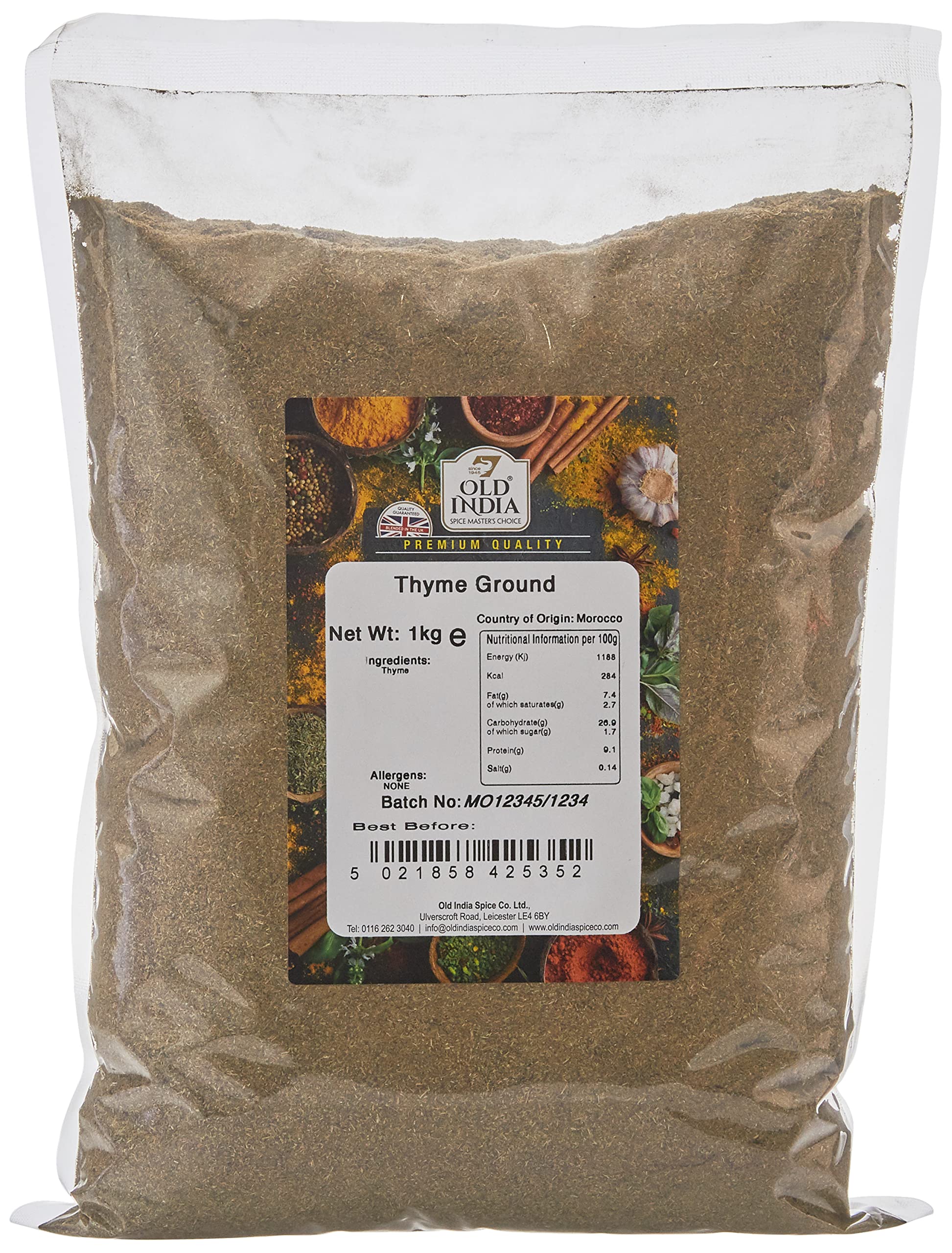 Old India Thyme Ground 1 Kg