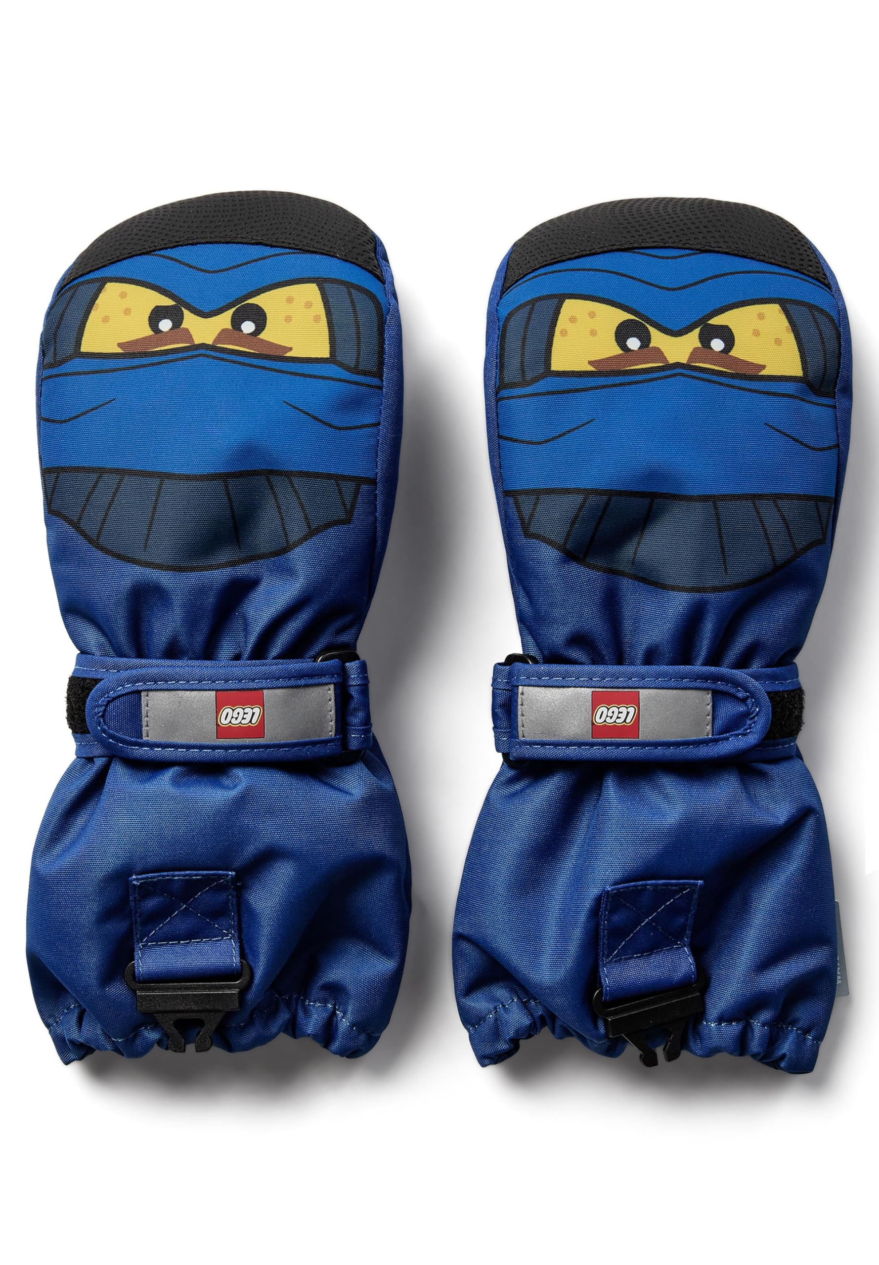 Kabooki LEGO NINJAGO Mittens with Membrane - Dark Blue - LWAGAN 805, darkblue, 122 cm-128 cm