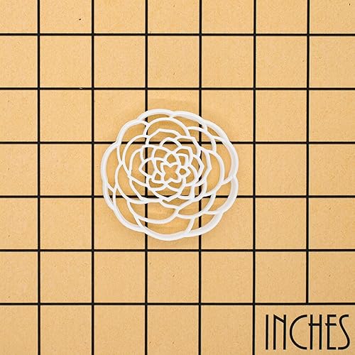 Miniatura 4 de Cortador de galletas Camellia Flower (complejo), 1 pieza - Bakerlogy