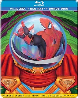 Spider-Man: Far from Home (Limited Collector's Edition Steelbook) (Blu-ray 3D + Blu-ray + Bonus Disc) (3-Disc) Price In India