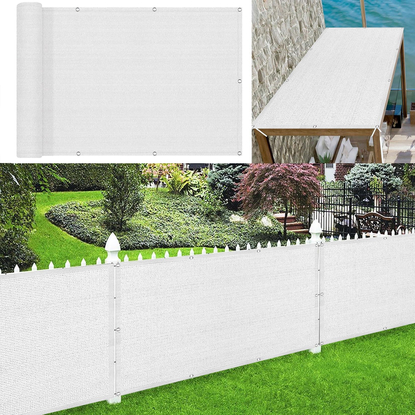 Voile ombrage 60x900 cm pour protéger vos plantes du soleil et du vent