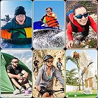 Vista 6 de Soporte de correa de cadena para gafas de ojos, correa para gafas de sol sin cola para hombres, correa para gafas