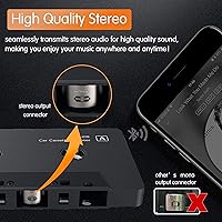 Vista 4 de Arsvita Car Audio Bluetooth Cassette Receiver, Tape Player Bluetooth 5.0 Cassette Aux Adapter