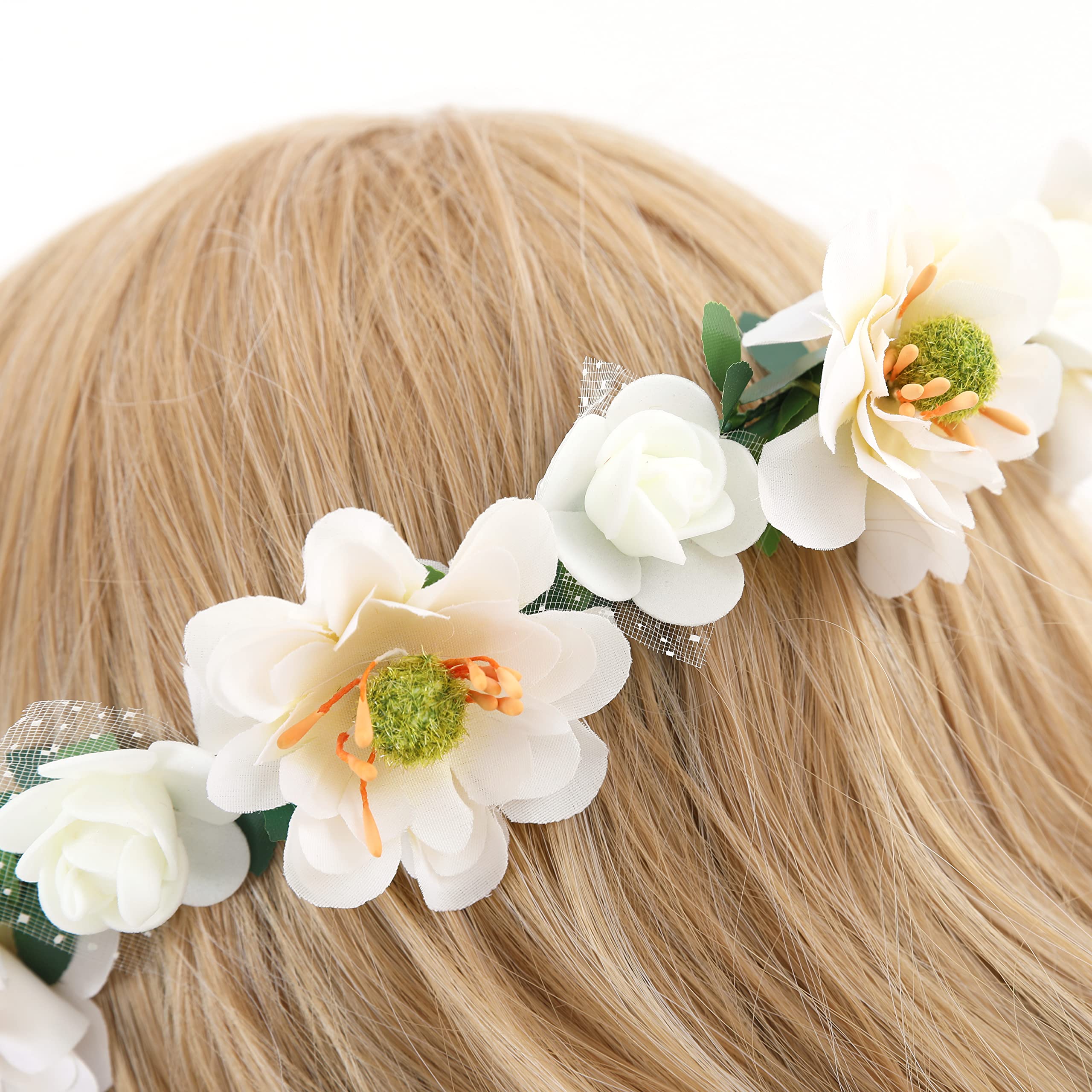 Amazon.com : Gmmidea Women Girls Boho Flower Crown  display picture 2