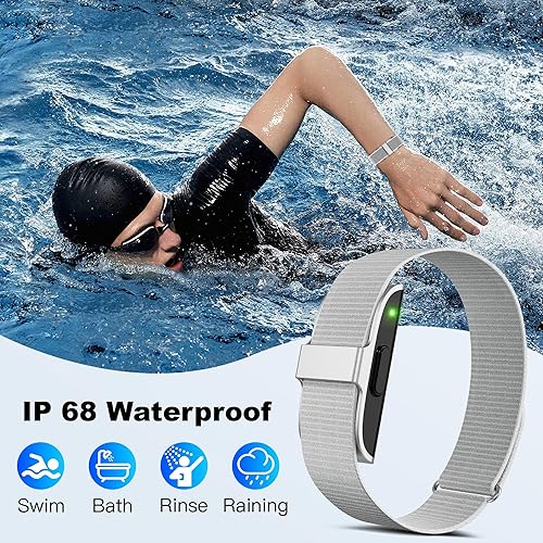 Miniatura 6 de Rastreador de sueño y fitness para hombres y mujeres Pulsera inteligente de salud 247 Monitor de frecuencia cardíaca y estrés Contador de pasos y