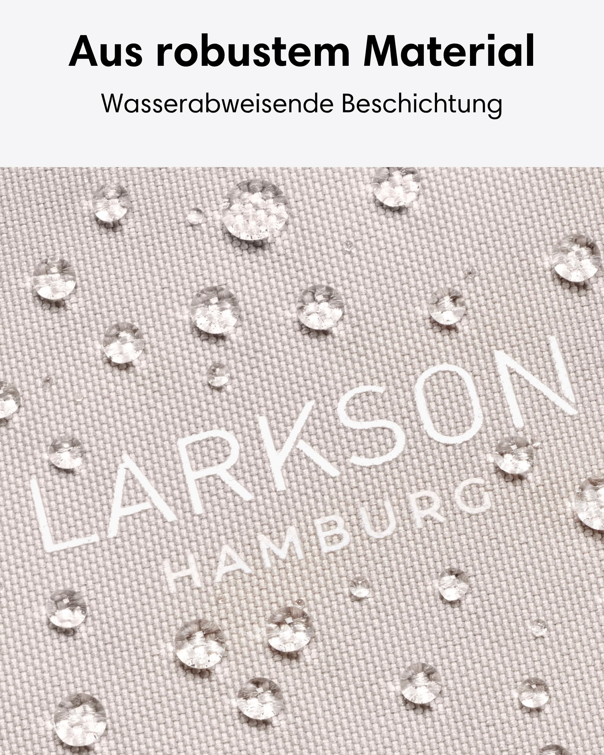 LARKSON Crossbody Bag Damen & Herren Beige - Solveig Small - Umhängetasche im Halbmond Style - Halbrunde Schultertasche - Moon Bag Design - Wasserabweisend