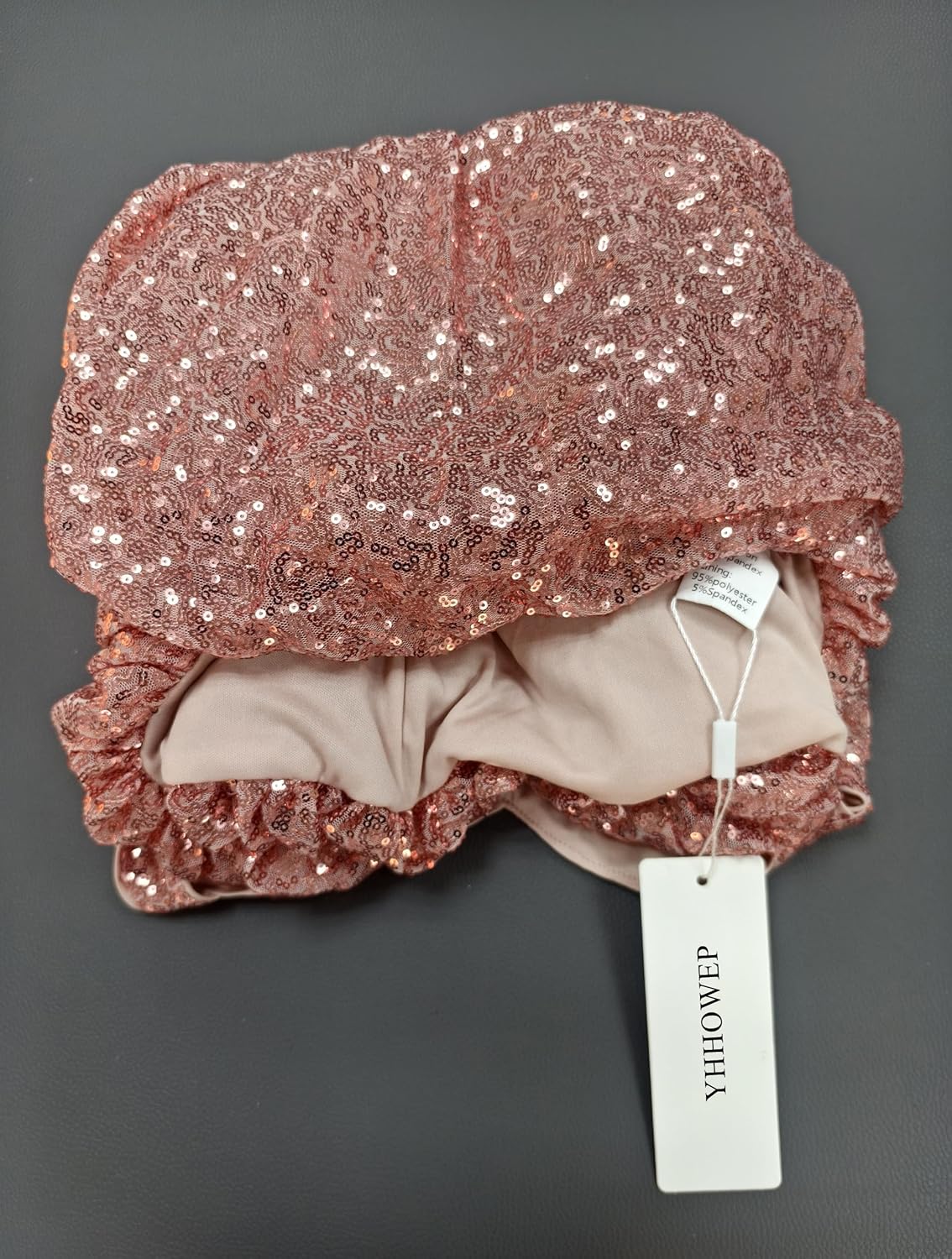 Women‘s Sparkly Sequin Mini Dress Bubble Sweetheart Neckline Cocktail Birthday Club Party Short Homecoming Dresses for Teens Pink L - Image 2