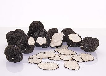 Fresh Black Summer Truffles (Tuber Aestivum) 4 oz (112gr) and TASTE OF TRUFFLES White Truffle Butter