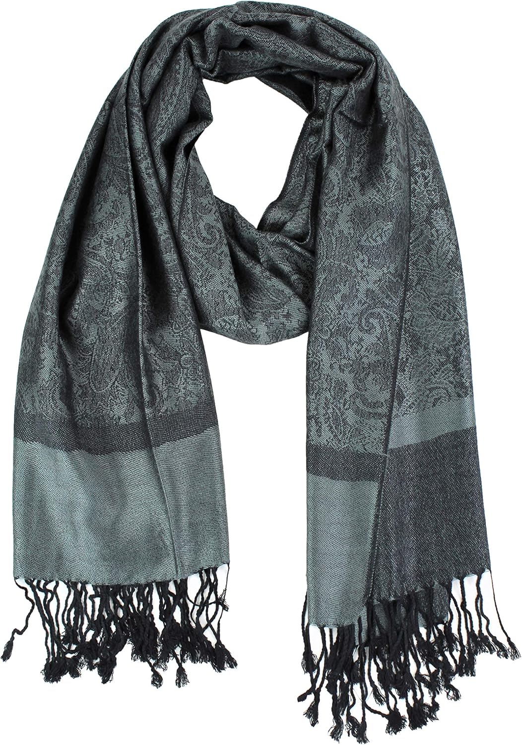 PASKMLNA Paisley Jacquard Pashmina Shawl Wrap Scarf Stole